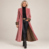 Isolde | The Velvet-Effect Longline Coat