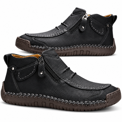 Kerry | The Leather Side-Zip Shoe