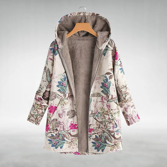 Nessa | The Floral Fleece Jacket