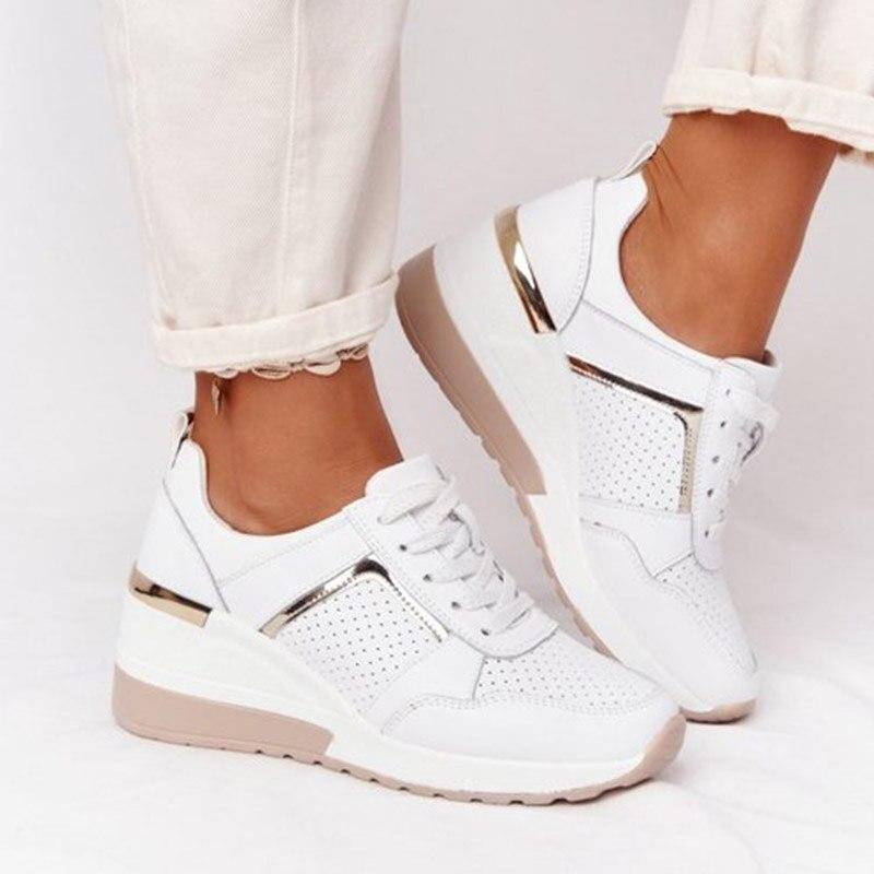 Damers Sneakers – Comfortabel, Ademend, Casual voor Dagelijks Gebruik