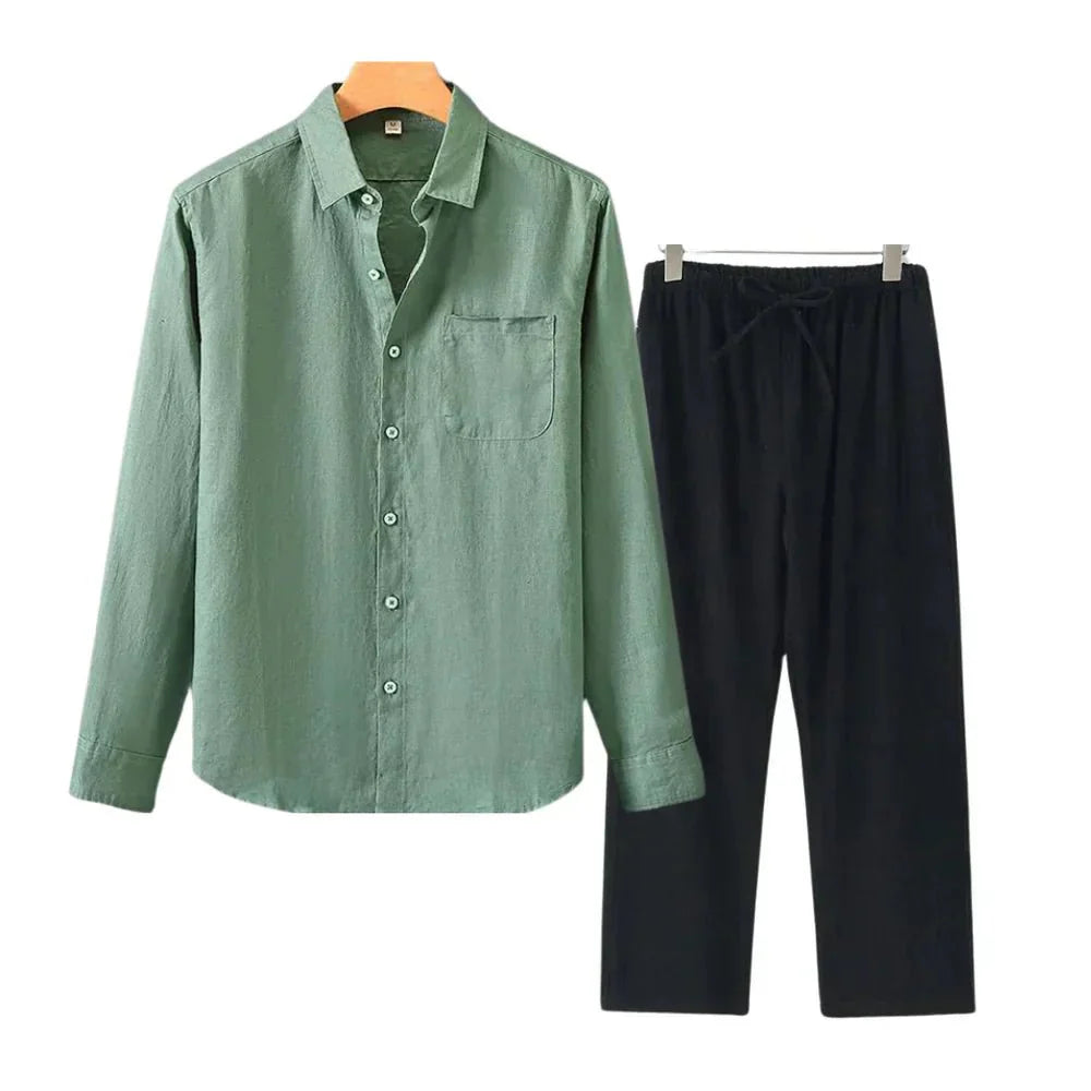 Navora - Linnen Combo Longsleeve