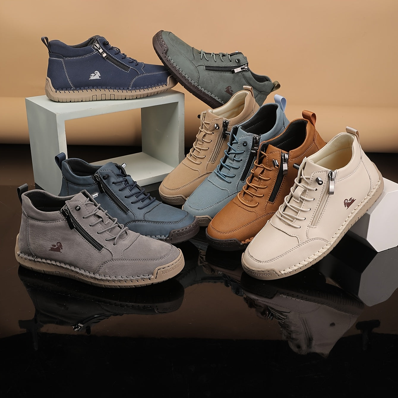 Lagoz Trif | Orthopedische Sneakers Met Brede Neus En Flexibele Zool (Unisex)