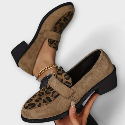 Eva Elegant Leopard Sneakers Comfortable Shock Absorption