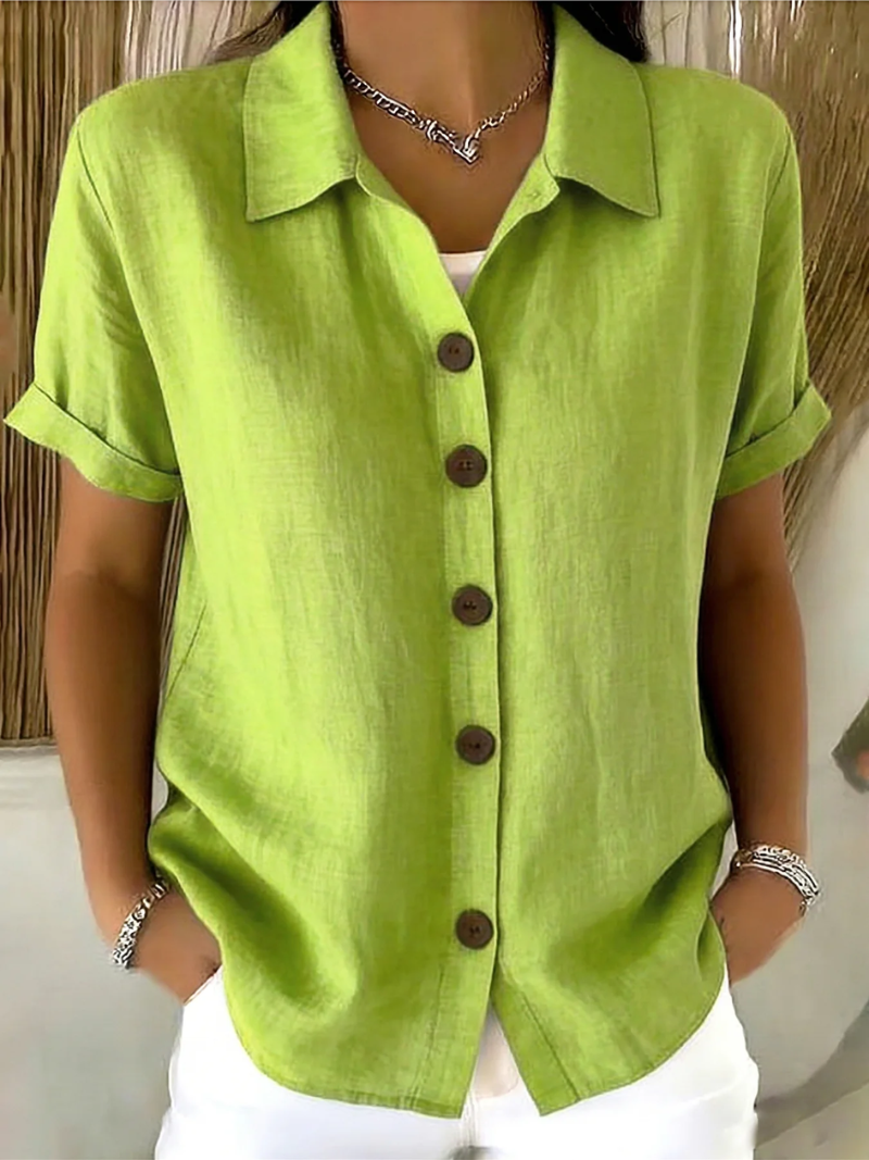 MAEVE BUTTON FRONT BLOUSE