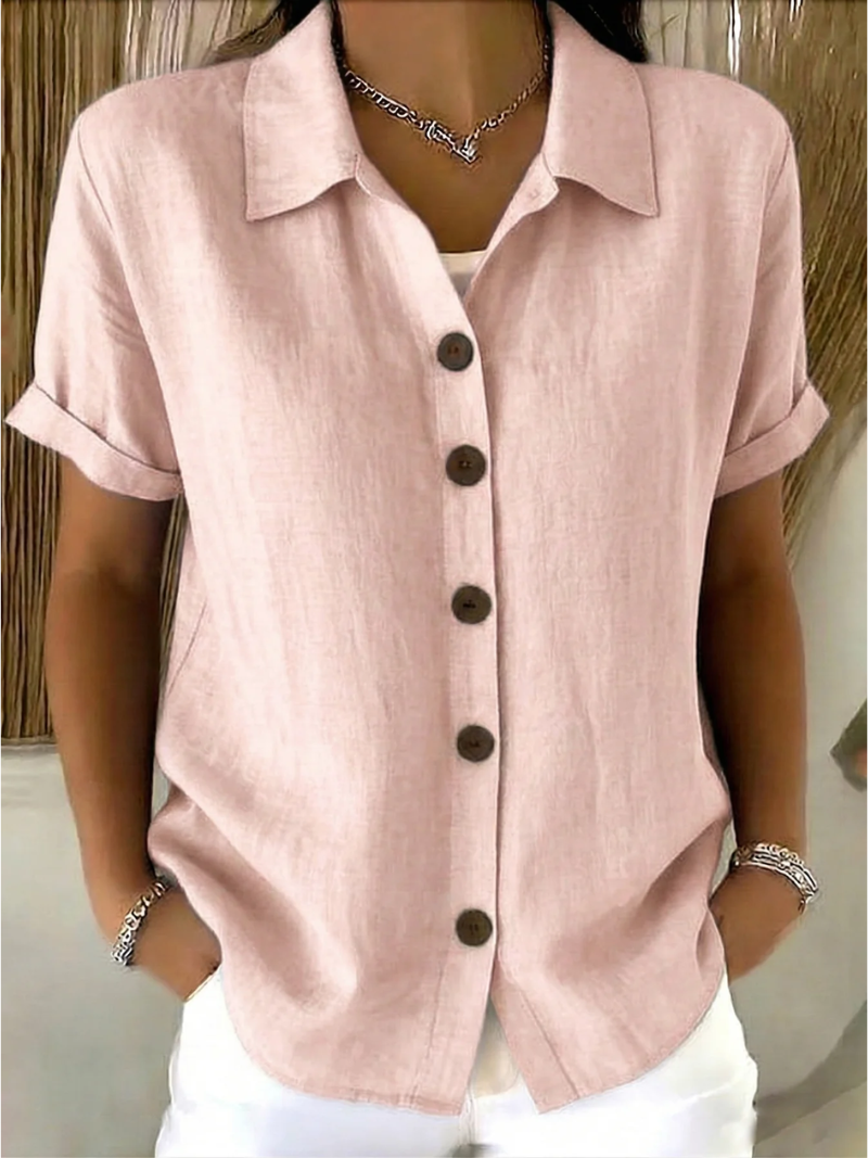 MAEVE BUTTON FRONT BLOUSE