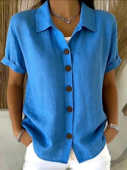 MAEVE BUTTON FRONT BLOUSE