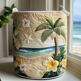 Palmora | Hand-Quilted Laundry Basket