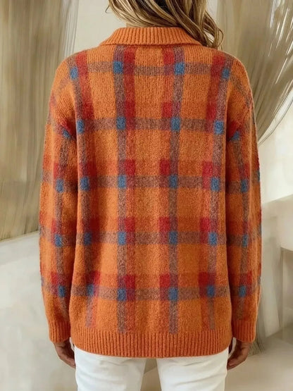 Brígh | The Plaid Knit Cardigan