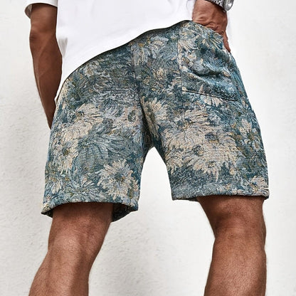 Giovanni Korte Broek Met Bloemenprint