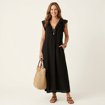 Muireann | The Linen Maxi Dress