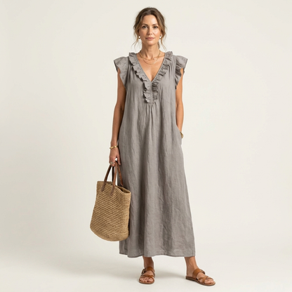 Muireann | The Linen Maxi Dress