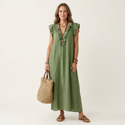 Muireann | The Linen Maxi Dress
