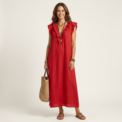 Muireann | The Linen Maxi Dress