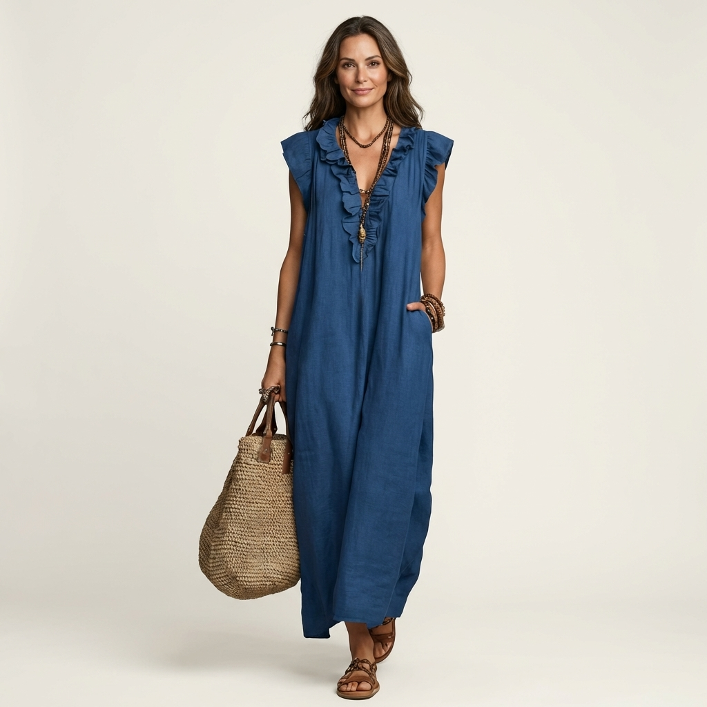 Muireann | The Linen Maxi Dress