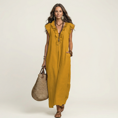 Muireann | The Linen Maxi Dress