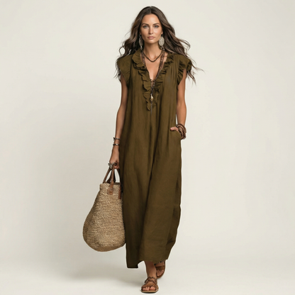 Muireann | The Linen Maxi Dress