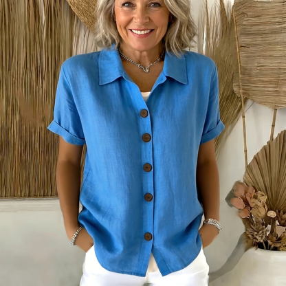 MAEVE BUTTON FRONT BLOUSE