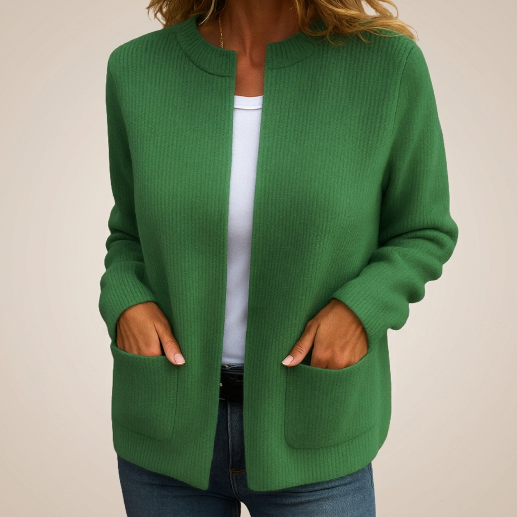 Máire | The Zip-Up Knit Cardigan