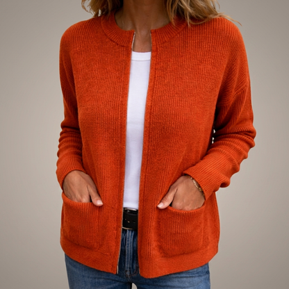 Máire | The Zip-Up Knit Cardigan