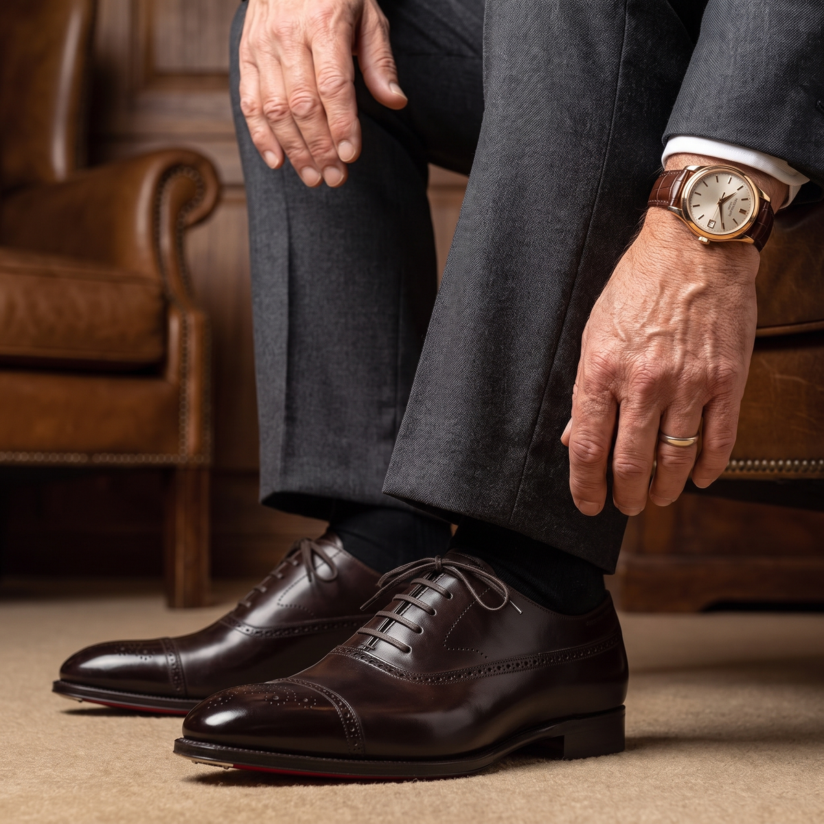 Odhrán | The Cap-Toe Brogue Oxford Shoes
