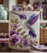 Eva | Hand-Quilted Laundry Basket
