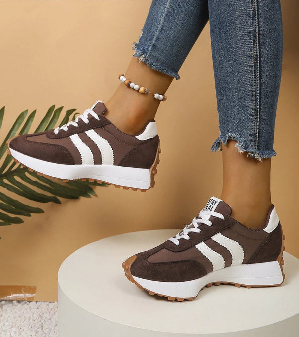 Babs | Comfortabele trendy sneakers met stabiele zool