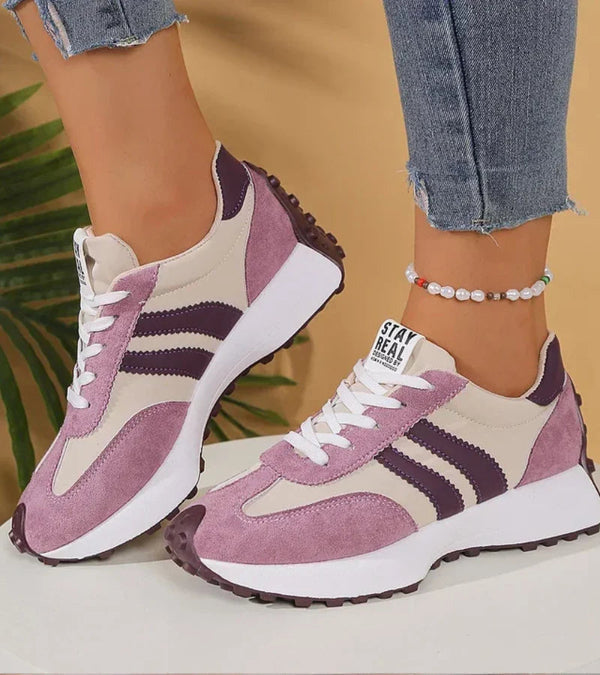 Babs | Comfortabele trendy sneakers met stabiele zool