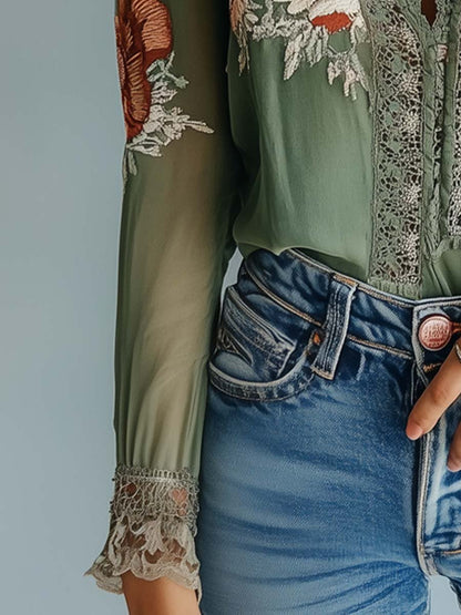 BOHEMIAN | Floral Printed Blouse