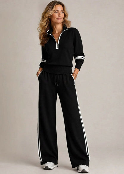 Eabha | The Half-Zip Knit Set