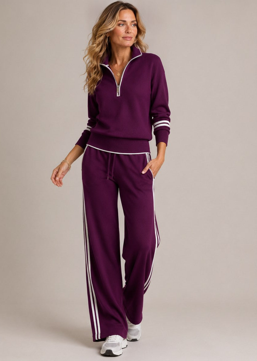 Eabha | The Half-Zip Knit Set