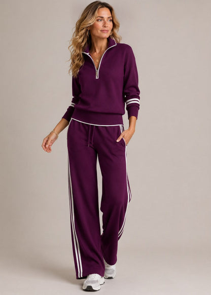Eabha | The Half-Zip Knit Set