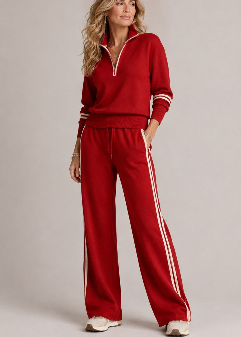 Eabha | The Half-Zip Knit Set