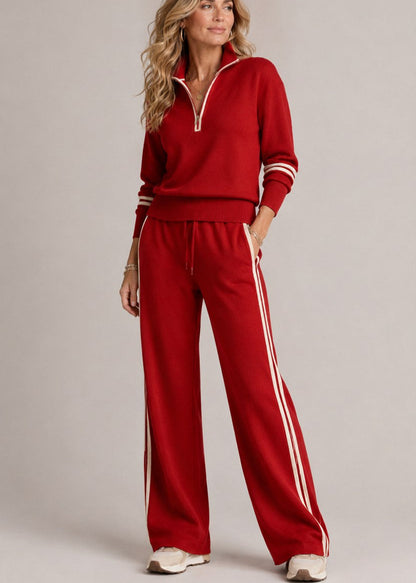 Eabha | The Half-Zip Knit Set