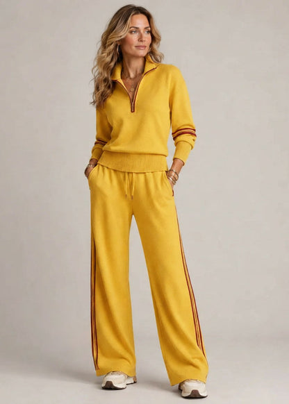 Eabha | The Half-Zip Knit Set