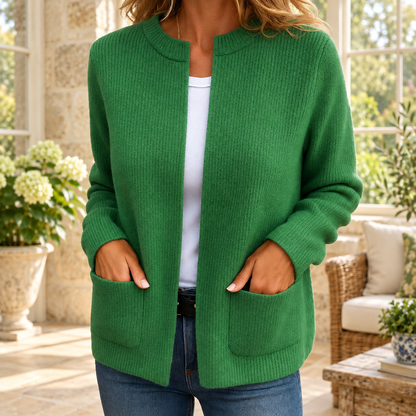 Máire | The Zip-Up Knit Cardigan