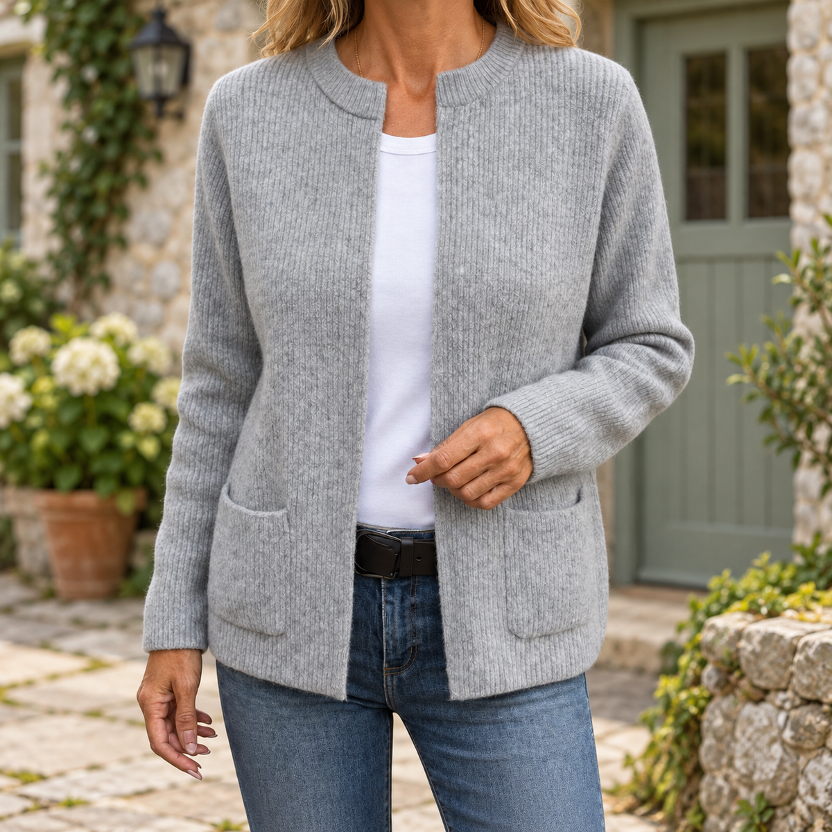 Máire | The Zip-Up Knit Cardigan