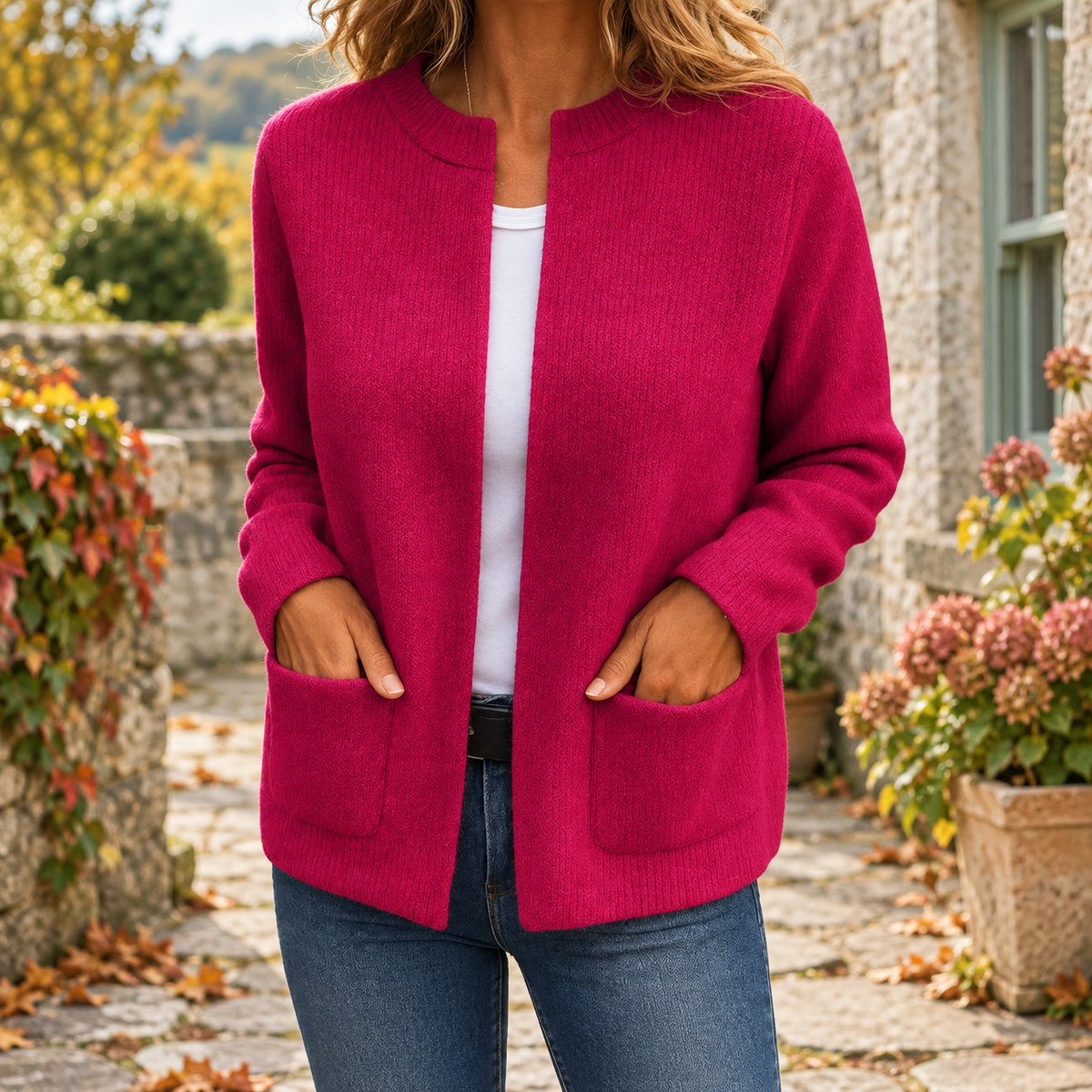 Máire | The Zip-Up Knit Cardigan