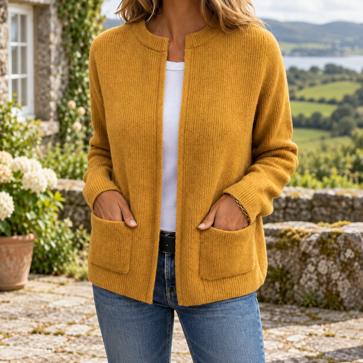 Máire | The Zip-Up Knit Cardigan