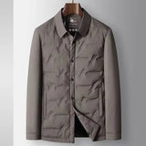 Men's Button-Down Padded Collar Jacket