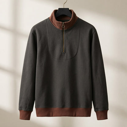Men's Quarter Zip Pullover Sweater