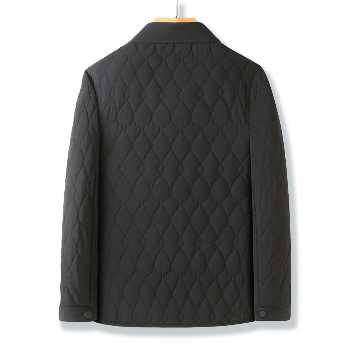Men's Quilted Button-Down Jacket