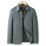 Men's Quilted Button-Down Jacket