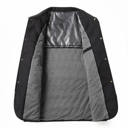 Men's Quilted Button-Down Jacket