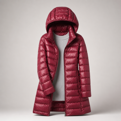 Aoife ultralight down jacket red
