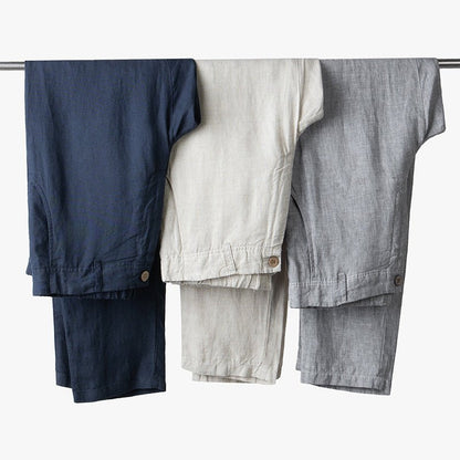 Riviera - Linnen Tailored Fit Chino's