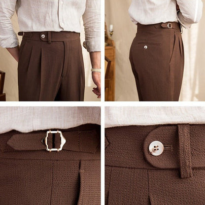 Sesto Seersucker Broek