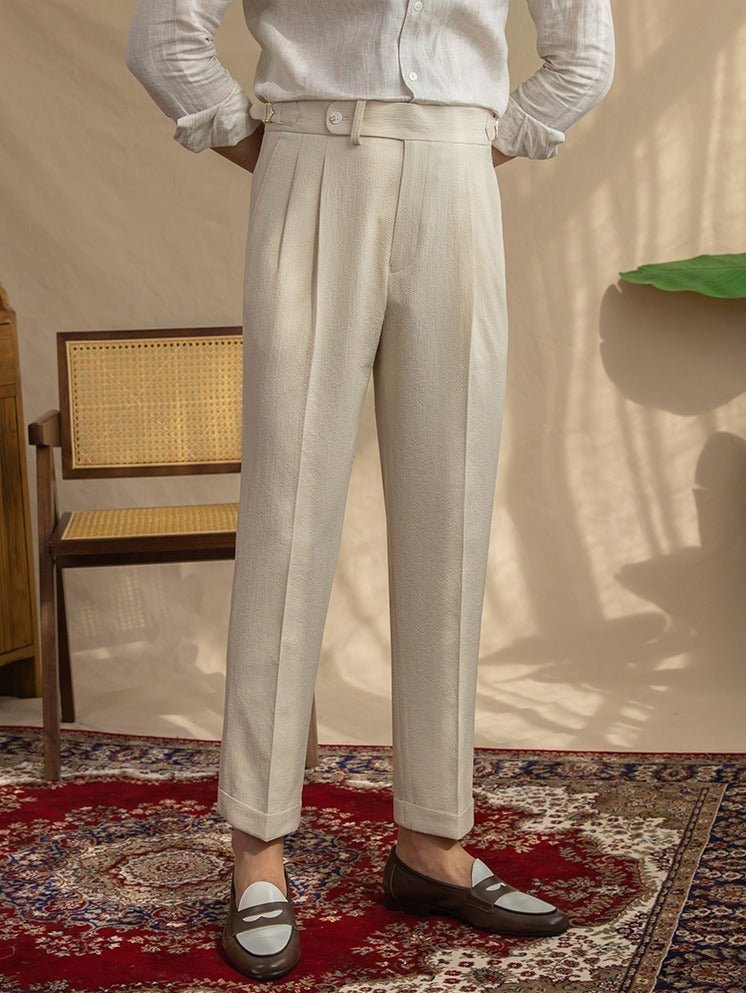 Sesto Seersucker Broek